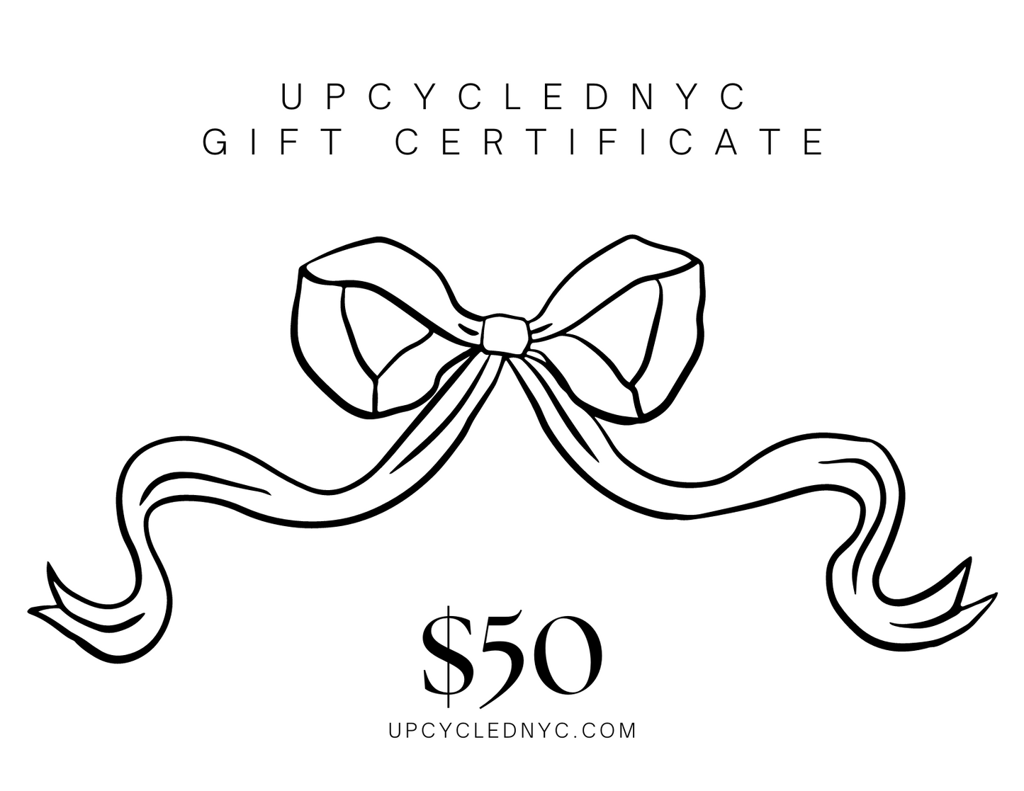 UpcycledNYC Gift Card