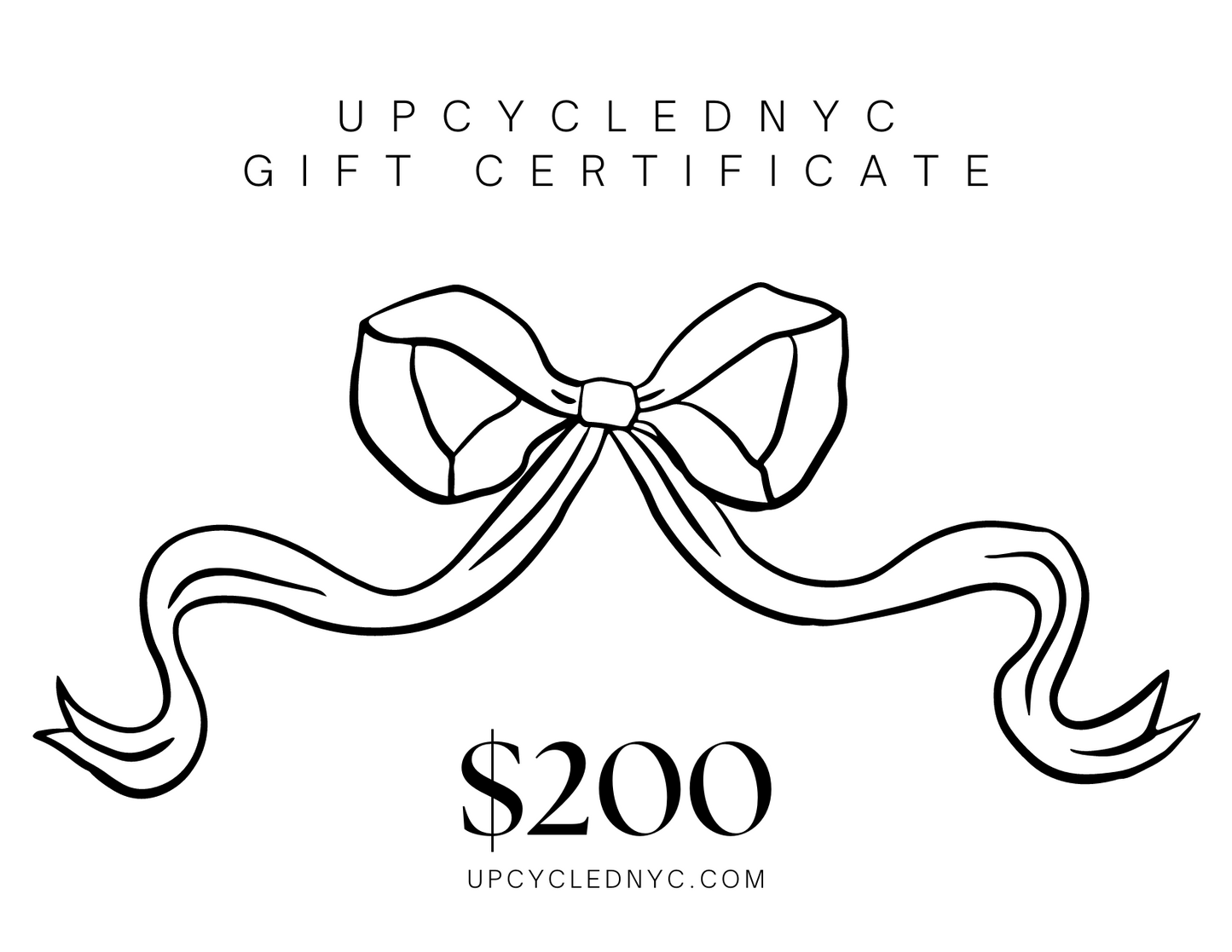 UpcycledNYC Gift Card