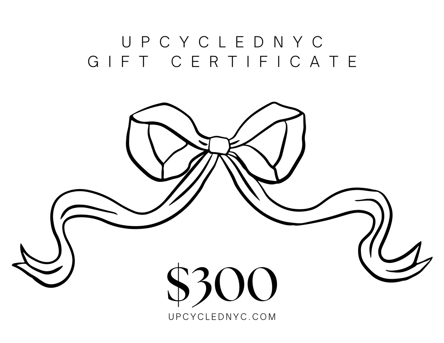 UpcycledNYC Gift Card