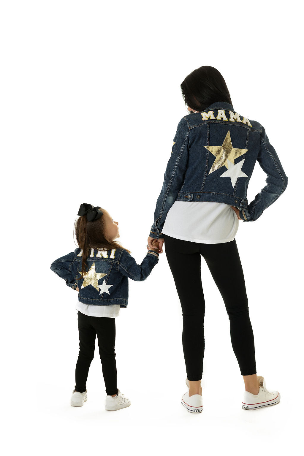 A Star Is Born Upcycled Denim Jacket - Kids
