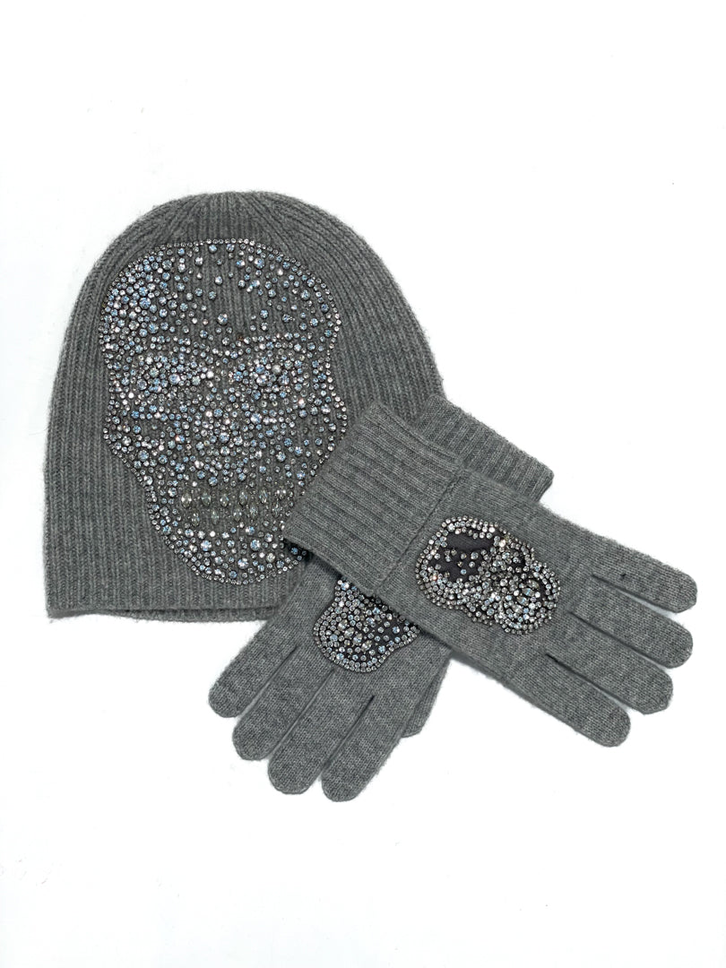 Cashmere Skull Beanie